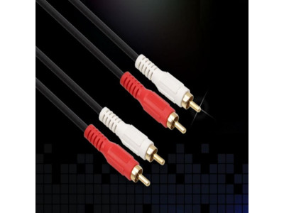 RCA 2선 3m 음향케이블 스테레오케이블 영상케이블 AV케이블 스피커연결선