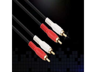 RCA 2선 케이블 5m RCA커넥터 TV연결케이블 스테레오케이블 스피커케이블 AV케이블