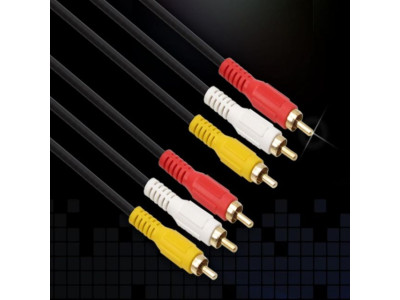 3선 케이블 15m RCA케이블 3선케이블 비디오케이블 전기기자재 사운드케이블